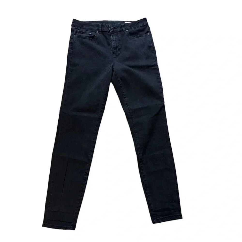 Vince Camuto Black Skinny Jeans Size 31 High Rise